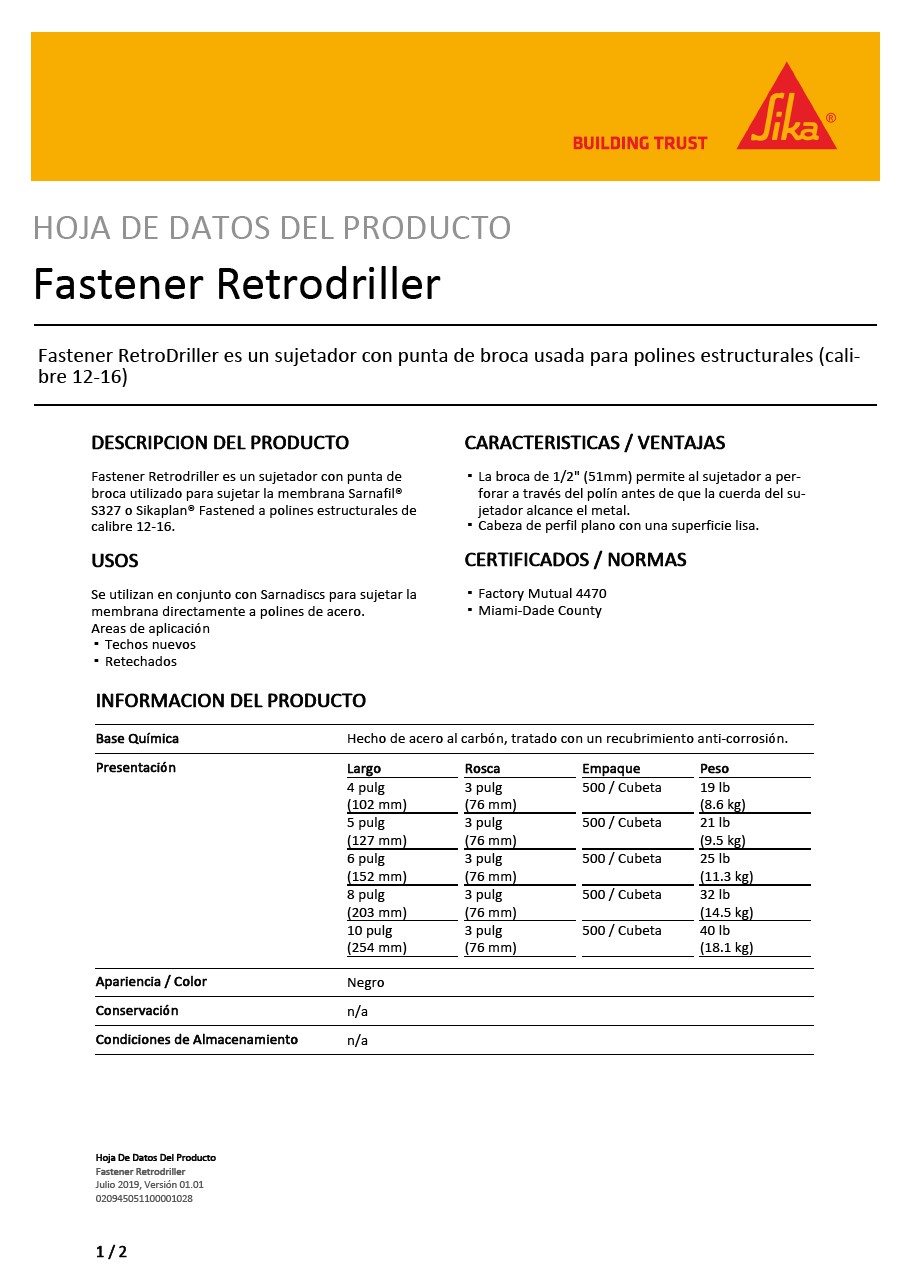 Fastener Retrodriller