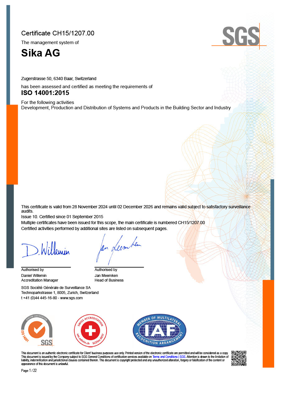 Calidad ISO 14001:2015